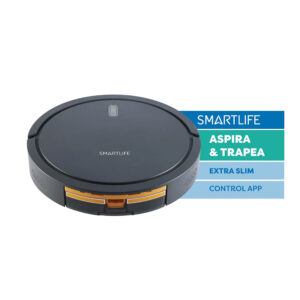 Aspiradora Robot Barredora y Trapeadora con Filtro HEPA SmartLife SL-RVC013