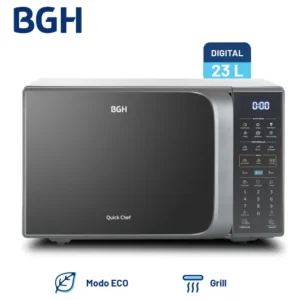 Microondas BGH CMO Q.Cheff B223DS20 C/Grill Digital Plata